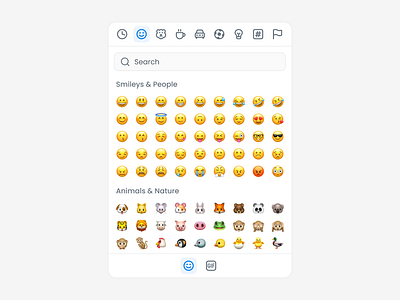 Emoji picker 🔥 component design design system emoji emoji picker product design ui ui design ux visual design