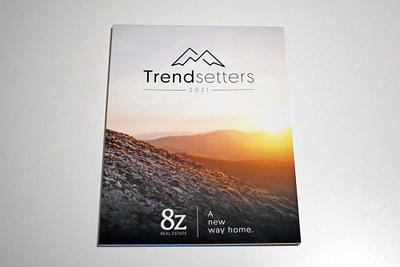 Trendsetters 2021 Book book booklet branding design graphic design print real estate typography