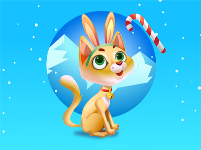2023 is a Water Rabbit/Cat Year 2d animal book cat children design illustration illustrator vector