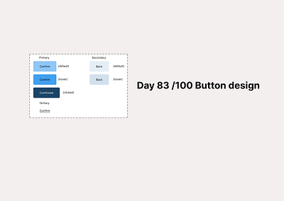 <100 day challenge> Day 83 Buttons 100daychallenge dailyui design ui ux