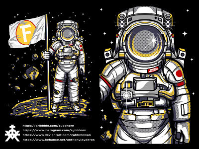 ASTRONAUT apparel apparel design branding clothing clothing brand clothing company clothing design clothing label design illustration illustration digital illustrator art merch design merchandise design tshirt design tshirt graphics vector