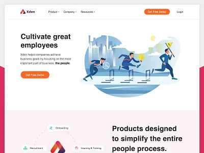 Landing Page Design dailyui design design art illustration inspiration landing page concept landing page design landing page ui ui