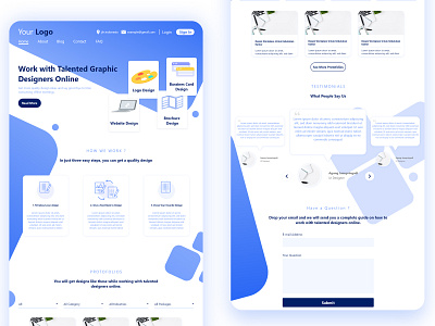 Landing Page app design flat illustration illustrator typography ui ux web web design webdesign website website design
