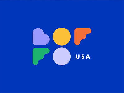 BOFFO usa brand branding clean design flat geometric geometry graphic design icon iconography identity illustration lettering logo minimal