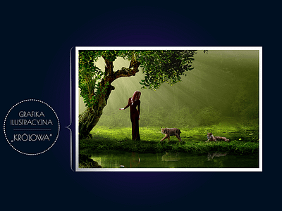 "Królowa" – grafika ilustracyjna design illustration photomanipulation photomontage photoshop post production the queen