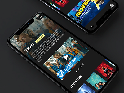 WB Germany Mobile View screen design ui design ui ux website website concept website design