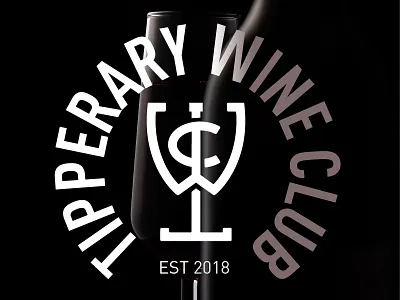 Tipperary Wine Club adobe illustrator badge design crest logo emblem logo graphic design graphic designer identity design identity designer illustrator logo logo design monogram logo vector vector art wine wine bottle wine club wine glass wine label winery