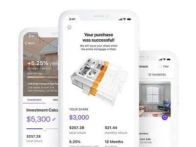 Tellus Investment 3d app design ui ux