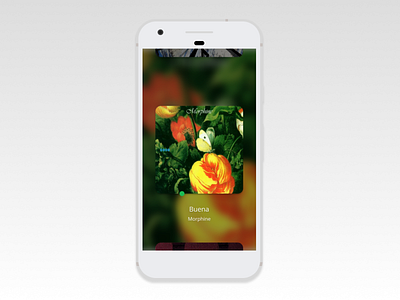 Music Player app mock-up app app design mock up prototype