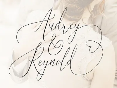 Audrey & Reynold Free Wedding Font apparel design font font family free font free fonts freebie freebies typeface typefaces typogaphy typography wedding wedding invitation