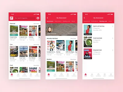 Magazine app- Global magazine app app branding clean design dribbble icon interface ios logo magazine minimal typography ui ux