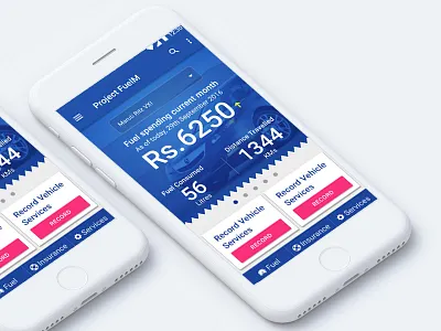 Concept Mobile App for Vehicles automobile cars concept design fuel mobile app mobile application mobile ui transport typography ui user experience user interaction ux wireframe design