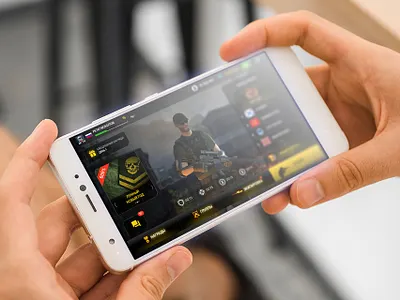 Sniper . Mobile Shooting Game android design game design gui mobile ui ux