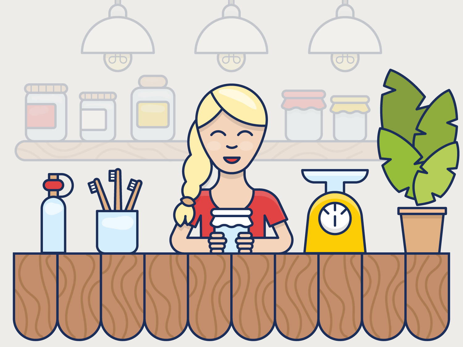 Example of Zero Waste Shop