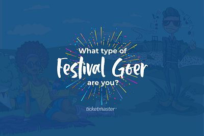 Ticketmaster Festival Quiz (Identity) branding camapign design festival graphic design illustration logo marketing typography vector