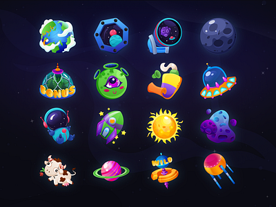 Gaming Icon Set - Extended Version by Sok Studio on Dribbble