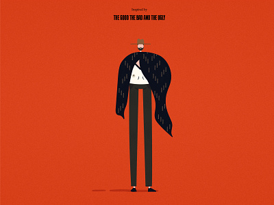 The Good The Bad And The Ugly bad eastwood film good illustration man movie red ugly