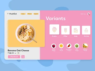 E-commerce Website Mockup design flat pink shop ui web webdesign website website design yellow
