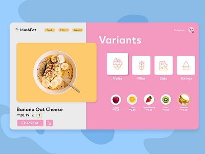 E-commerce Website Mockup design flat pink shop ui web webdesign website website design yellow