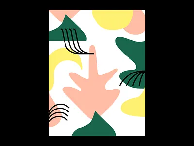 Pattern Field abstract artwork drawing graphic design pattern plant print shapes tree vector vegetal