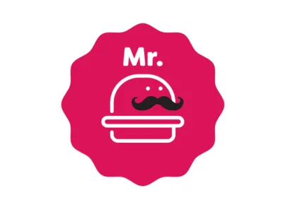 Identity for Mr. Burger identity logo