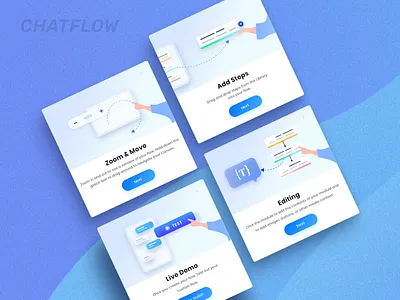 Onboarding Chatbot Builder branding charbot illustration onboarding ui ux web website