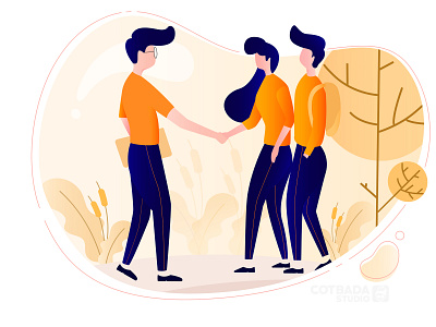 Invite Team design flat flat illustration illustration ui ux vector