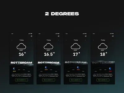 Design Challenge - Weather app app challenge climate climate change concept global warming hackathon temperature ui ux weather weather app