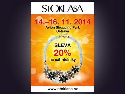 Promo poster Stoklasa A2 adobe illustrator adobe indesign adobe photoshop