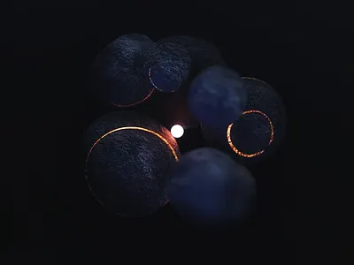 Comets – Abstract Stones abstract art blur c4d c4dart c4dfordesigners color comet comets inspiration light lights stones universe visual art