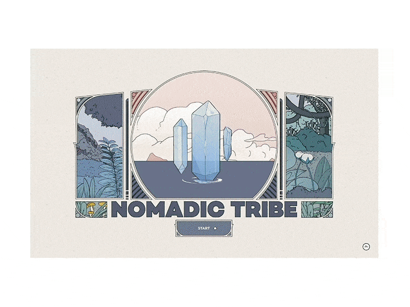 Nomadic Tribe 3d animation awwwards experiment fwa home homepage illustration interaction landing landingpage moebius motion ui ux web webgl website