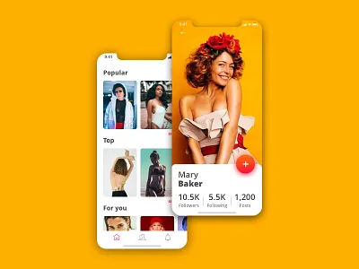 User Profile. Daily Ui #6 art branding dailyui dailyui 006 design dribbble illustration ui