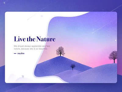 Nature illustrator landscape