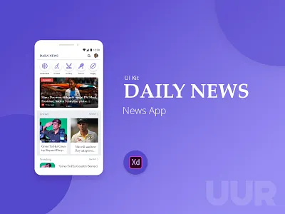 Sports News App Challenge app app design design news news app sports