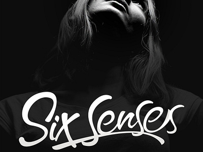 Six Senses branding calligraphy debut design font free hand lettering lettering lettering logo logo logo design logos logotype psd script sketches type typography vector web