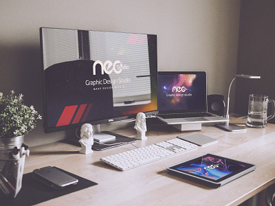 NeoStudio app icon app logo app ui app ui design brand branding businesscard design graphic graphic design illustration logo logo design logodesign photoshop studio logo typography ui ui design uiux
