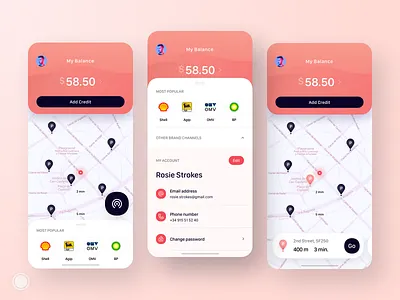 Payment App Concept app clean design flat icon mobile payment ui ux
