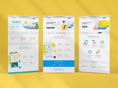 AppyParking+ Launch (Website) branding campaign design graphic design iconography illustration landing pages typography ui ux vector web design wordpress yellow