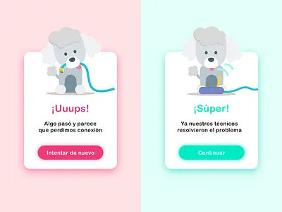 Flash message [pet app] daily ui dailyui dog pets ui uidesign ux ux design