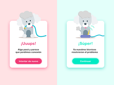 Flash message [pet app] daily ui dailyui dog pets ui uidesign ux ux design