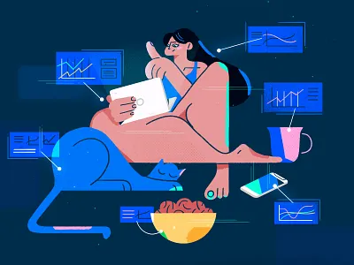 Machine Learning article blog design fireart fireart studio graphic illustration ui ux web web design
