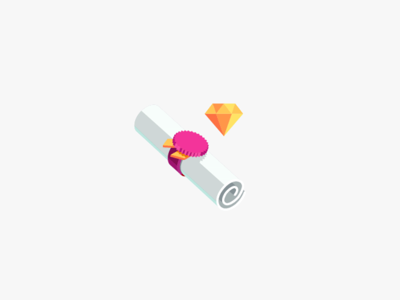 Last animation : CVDesignrR for Education animate animation blue cv design design education illustration landing minimal motion motion design pink vector web website