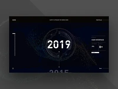 Web page 2019 black dark design gradient ui ux web website