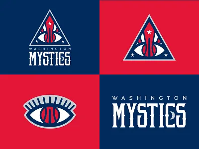 Washington Mystics Identity Concept basketball branding identity logo mystical mystics nba redesign sport sports washington wnba
