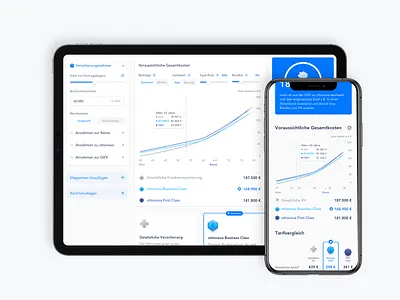 Life Calc Desktop Mobile Comparison calculator dashboard interface mobile responsive ui ux