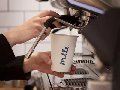 Mlle Catherine - Branding branding coffeeshop graphicdesign ice cream shop logo stamp visual identity