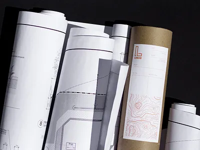 Lanco - Branding branding branding and identity corporate identity logo logodesign logotype orange prints