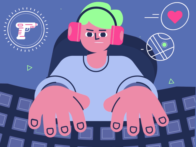 game design illustration web