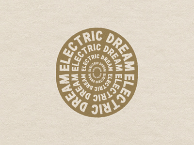 Electric Dream Studio electric electric dream logo designs logos logotype retro logo studio logo vintage vintage badges vintage logo