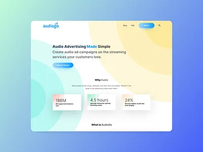 AudioGo TM audio advertising audiogo audiogo.com iheartradio pandora